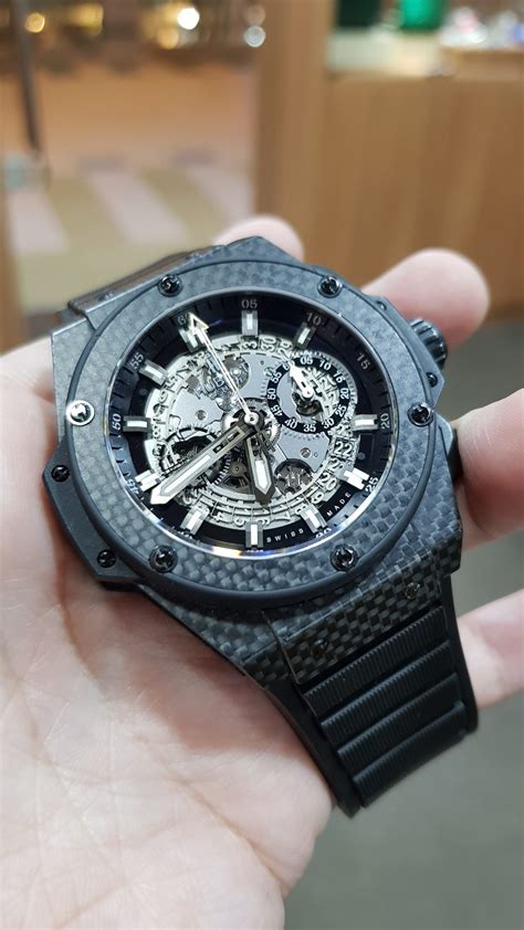 hublot carbon fiber big bang|hublot big bang 45mm.